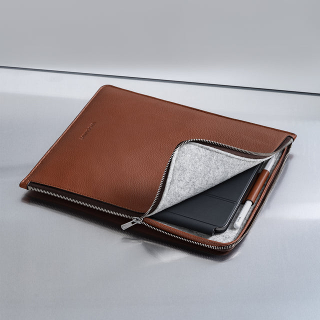 woolnut ipad case folio sleeve